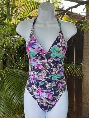 Moontide Floral Halter Top Bething Suit